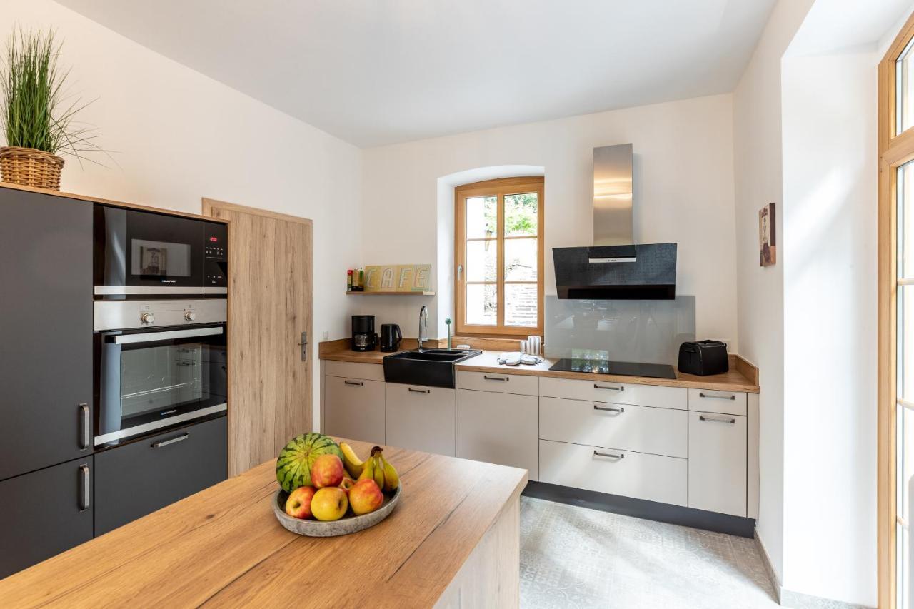 Landhaus Karbach Komplett Oder Einzelne Wohneinheiten Villa Inkl Sauna Bzw Waldhaeuschen Hirten Exteriör bild